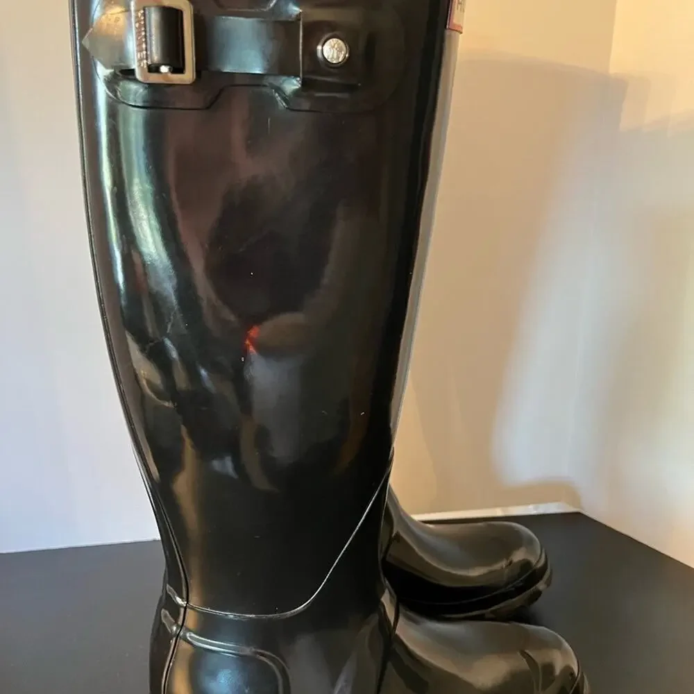 Hunter womens “rain” boot size 5 worn once